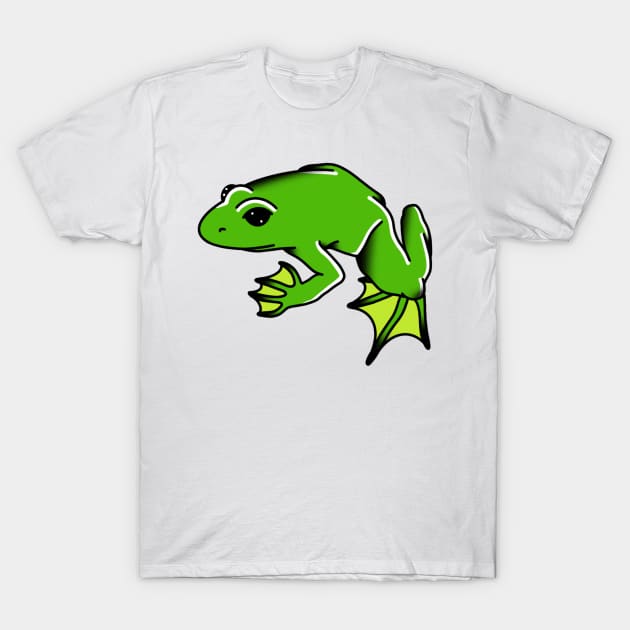 Frog T-Shirt by drawingsbydarcy